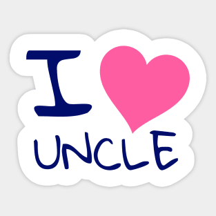 I love uncle Sticker